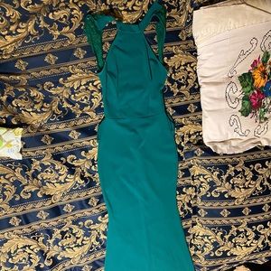 Hunter green dress